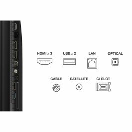 TV intelligente TCL 43P7K 43" 4K Ultra HD LED HDR D-LED QLED