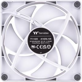 140mm Thermaltake CT140 PC Cooling Fan White 500-1500rpm - 2Pack