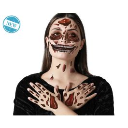 Tatouage Effet Peau Déchirée et Visage Déformé Macabre - Maquillage Halloween 3D Réaliste pour Fêtes d'Horreur et Caractérisation Precio: 1.248. SKU: B1AN5BYWZB