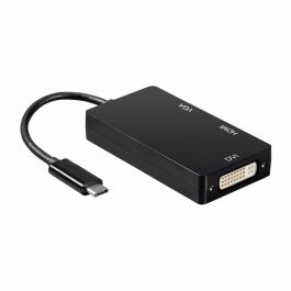 Adaptateur USB-C vers VGA/HDMI/DVI Aisens A109-0343 HDMI USB VGA USB 3.2 Noir 15 cm