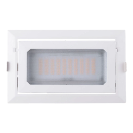 Downlight LED 50W 8000Lm 2700K Rectangular Orientable 40.000H [HO-COB-R-OR-50W-WW]