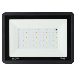 Projecteur LED RGBW 150W avec Télécommande, Extérieur, Haute Efficacité, 150-265V, IP65