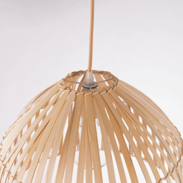Lampe Suspendue Jacarei Rotin Naturel Douceur Boho-Chic E27 SKD-P80051