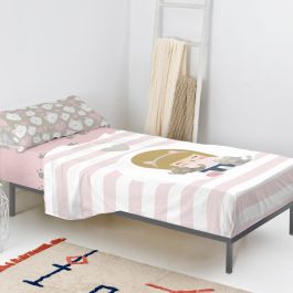 Jeu de draps HappyFriday Happynois Kitty Multicouleur Lit 1 persone 2 Pièces