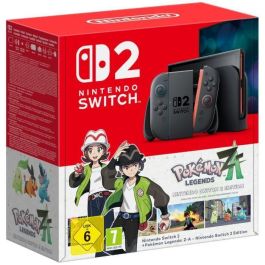 Nintendo Console Nintendo Switch 2 Bleu Clair & Rouge Clair + Légendes Pokémon: Z-A (Code)