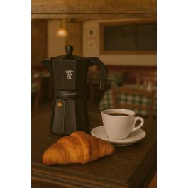 Pezzetti Cafetière Italienne ITALEXPRESS Aluminium 6 Tasses Noire PEZ8000743090001