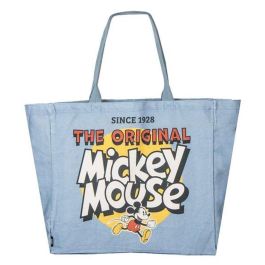 Sac à Achats Mickey Mouse Bleu 48 x 43 x 17 cm