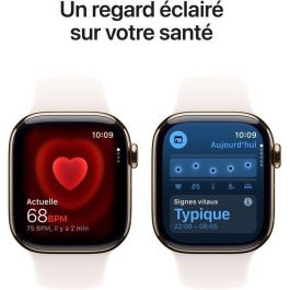 Apple Watch Series 11 GPS + Cellular 46 mm Titane Doré M/L MFD64ZRA