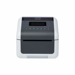 Brother TD-4550DNWB Imprimante d'Étiquettes Thermique Directe, 300x300 DPI, 152 mm/sec, USB, Wi-Fi, Bluetooth, Gris/Blanc