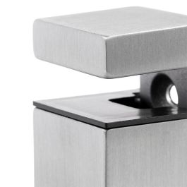 HERRAJES ALK Support Étagère Kuadro 30x30 Plomo