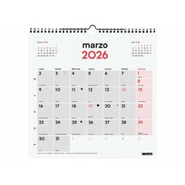 calendrier mural Finocam Papier 2026 30 x 30 cm