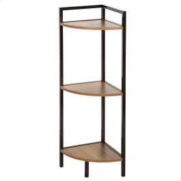 Étagère Max Home Noir Fer Bois MDF 24 x 80 x 24 cm