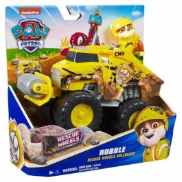Spin Master Patrulla Canina Vehículo + Figura Ruben Ruedas de Rescate SPI778988452844