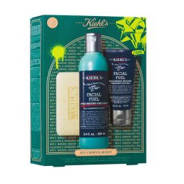 Kiehl's Set Facial Fuel pour Homme - Soin Énergisant Hydratant (3 pièces)