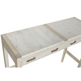 Ensemble Table + Chaises Home ESPRIT Blanc Naturel 112 x 40 x 96 cm
