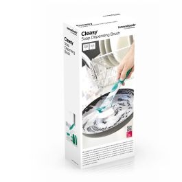 Brosse à récurer avec manche et distributeur de savon Cleasy InnovaGoods