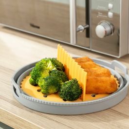 Pack Friteuse à Air avec Balance et Panier en Silicone Pliable pour Friteuses à Air InnovaGoods