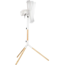 Sencor SFN 4080WH Ventilateur sur pied, bois et métal, 40 cm, 3 vitesses, oscillation 80°, hauteur réglable 120-133 cm, 50 W