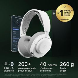 Steelseries Arctis Nova 3XW Casque Gaming sans fil, 40h Batterie, Bluetooth, Compatible Xbox