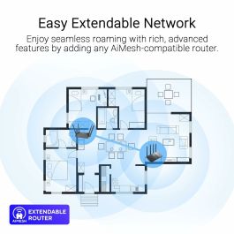 Router Asus 90IG08T0-MO3H10 Noir RJ45 Ethernet LAN Wi-Fi