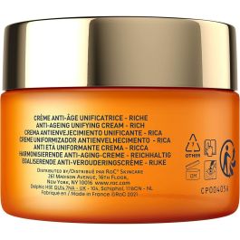Roc REVIVE + GLOW Crème Unificatrice Éclaircissante Anti-rides Éclat 50 ml