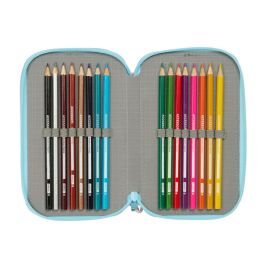 Fourre-tout Lilo & Stitch Ohana Bleu 12,5 x 19,5 x 5,5 cm 37 Pièces