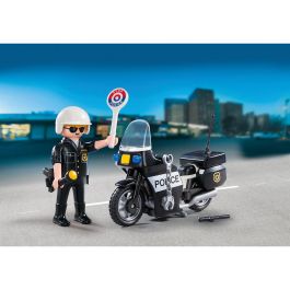 Playmobil Maleta de Policía Motorista Niño 13 piezas a partir de 4 años PL5648