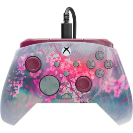 Turtle Beach Rematch Advanced - Manette filaire officielle pour Xbox et PC - Design Kyoto Bloom, gâchettes réglables, boutons arrière assignables, contrôle audio