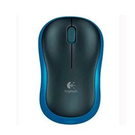 Souris sans-fil Logitech M185 Bleu 1000 dpi (10 Unités)