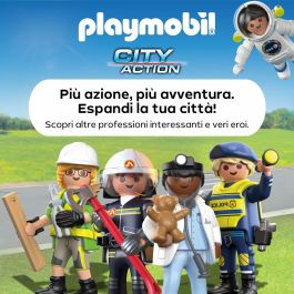 Playmobil Camioneta de Policía con Moto y Figuras 71875, Juguete de Acción Urbana para Niños a Partir de 4 Años, 39 Piezas