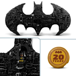 Lego 76330 Batman Logo - Jeu de Construction pour Garçon ou Fille avec 2 Minifigurines, À Partir de 12 Ans