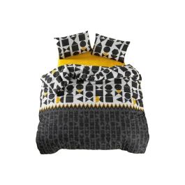 Parure de couette Noir Lit king size 3 Pièces