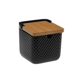 Sucrier Versa Noir Céramique Bambou Dolomite 8,3 x 8,3 x 8,3 cm