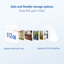 Sonnette Ezviz CS-HP4-R100-6E2WPFBS Noir