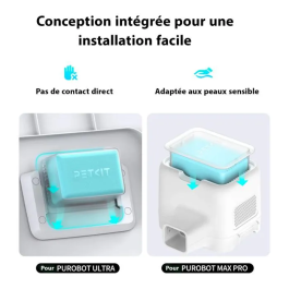 PETKIT N60 - Lot de 3 désodorisants pour litière automatique - Efficace 2 mois chacun - Anti-odeurs pour animaux