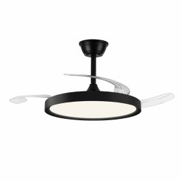 Ventilateur de Plafond avec Lumière CristalRecord Noir 43 W (3000 K) (4000 K)