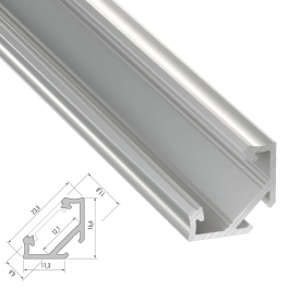 Profil Aluminium Type C 2,02M
