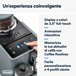 Cafetière superautomatique DeLonghi EXAM 440.55.G 1450 W 1,4 L 6 Tasses 250 g