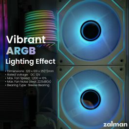 Boîtier ATX semi-tour Zalman CHRONIX WHITE Blanc