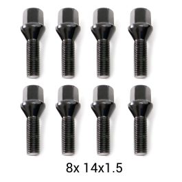 OMP Speed OMPS08180501 Spacers Roues 5 mm 4x108 Aluminium Forgé 6061-T6 Noirs 8 Vis M14x1.5 30mm