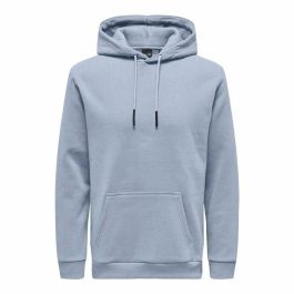 Sweat à capuche homme Only & Sons Onsceres Eventide Eau 124- Vibrant