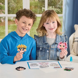 Aquabeads Kit Porte-Clés Naruto 1100 Perles, Figurines Sasuke Sakura Kakashi, Création Eau, À Partir de 4 Ans