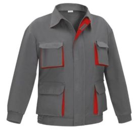 DUVER Pantalon Technique Multibolsillos Renforcé PRGM-33, Gris/Rouge, pour Travail Industriel, Logistique, Construction, Maintenance - Tailles 48-66 Precio: 24.7899996. SKU: B16M4PB93J