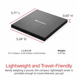 Lecteur CD/DVD Verbatim 43888