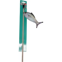 Aime Jeu pour chat Canne à pêche AIM3281019014395 Bâton bois Poisson 15 cm
