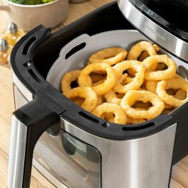 Pack Friteuse à Air avec Balance et Panier en Silicone Pliable pour Friteuses à Air InnovaGoods