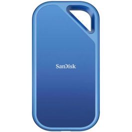 SanDisk Creator Pro - SSD Portable Externe 4 To NVMe avec USB Type-C (USB 3.2 Gen 2x2) - Vitesse 2000 Mo/s - Résistant aux Chutes, à l'Eau et à la Poussière (IP65) - Bleu