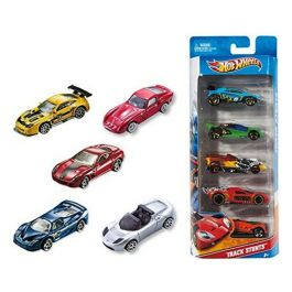 Lot de 5 Voitures Hot Wheels 1806 Multicouleur Orange