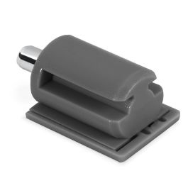 HERRAJES ALK Support d'étagère encastrable Ceiko Pivote Ø3-Ø5, Finitions Blanc, Gris, Anthracite