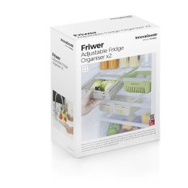 Rangement Réglable pour Réfrigérateur Friwer InnovaGoods 2 Unités
